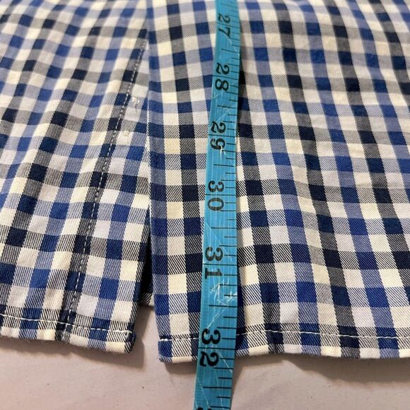 Tasso Elba Mens Button Down Dress Shirt w Contrast Cuffs Big Tall 17-17.5” Neck - Picture 11 of 12